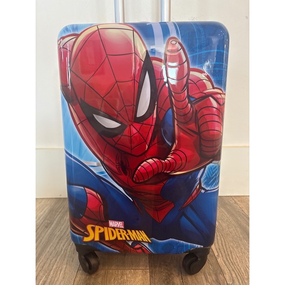 Marvel Spiderman Kids Rolling Suitcase 18 Inch 360 Degree spinner Wheels NEW